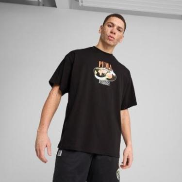 Imagem de Camiseta Puma Hoop Dreamz Oversized Iv Unissex-Unissex