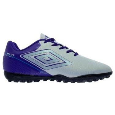 Imagem de Chuteira Infantil Menino Society Umbro Adamant Top Speed JR Branco-Masculino