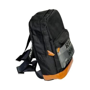 Imagem de Mochila De Couro Preto E Lona Para Corrida, Bolsa Universal Para Cinto