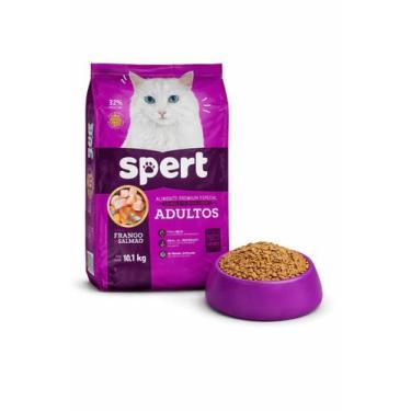 Imagem de Ração spert gatos adultos e 10,1kg premium especial frango e salmão