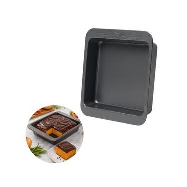 Imagem de Forma Assadeira Antiaderente Quadrada Pão 27cm Betty Crocker