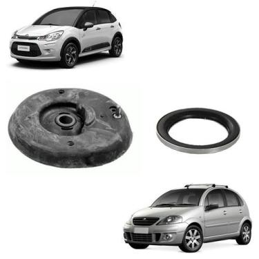 Imagem de Kit Rolamento Batente Coxim Amortecedor Dianteiro C3 208 - Marbo