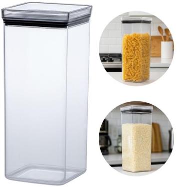 Imagem de Pote Hermético 2600 ml Empilhável Porta Mantimentos Lumini - ShopCareH