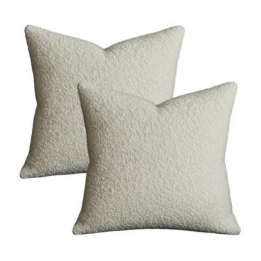 Imagem de 02 Capas para Almofadas CAPRI 50cmx50cm - Love4home, Areia