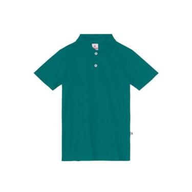 Imagem de Camisa polo infantil menino em meia malha Brandili, Verde, 3