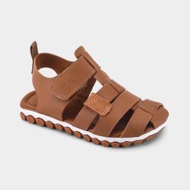 Imagem de Sandália Infantil Bibi Summer Roller New ll Marrom-Masculino