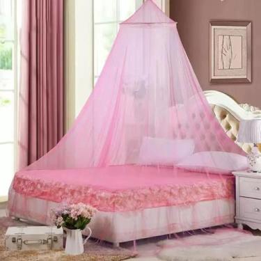 Imagem de Mosquiteiro De Verão Para Cama De Casal Em Tecido De Poliéster Para Qu