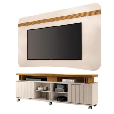 Imagem de Rack Bancada Alpha com Painel Psy para TV Até 80 Polegadas 1,80m Ripad