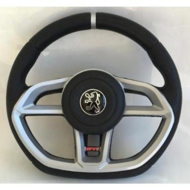 Imagem de Volante Esportivo 37cm Gti Prata Peugeot Boxer Ano 2009 - Peugeot S.A.