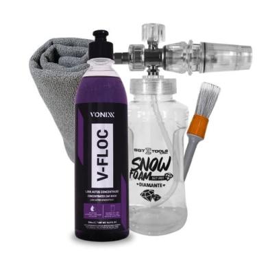 Imagem de Vonixx Snow Foam Diamante Canhão de Espuma e V-Floc Shampoo Neutro Com