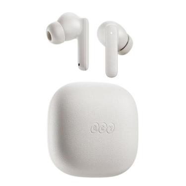 Imagem de Fone QCY Buds T43 TWS 5.3 com Microfone, IPX4, Até 35h de Bateria, Bra