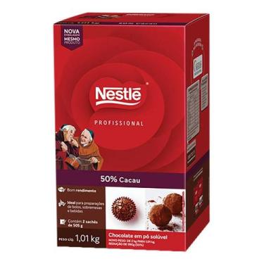 Imagem de Cacau em Pó 1kg Solúvel Nestle 50% Chocolate do Padre - Nestlé