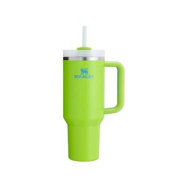 Imagem de COPO TÉRMICO STANLEY QUENCHER 887ML COM ALÇA EM AÇO INOX VERDE BRIGHT LIME