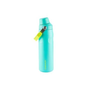 Imagem de GARRAFA TÉRMICA STANLEY AEROLIGHT FAST FLOW 1,1L EM AÇO INOX AZUL TROPICAL TEAL
