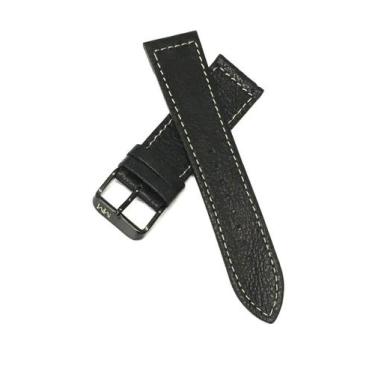 Imagem de Pulseira Couro Relógio Marry Montan Modelo Grécia.LC105, Preto fivela 