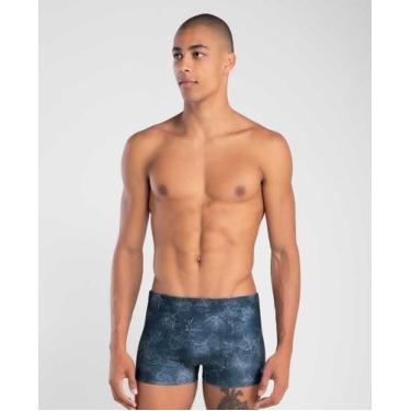 Imagem de Sunga Mash 300.109 BOXER Estampada Foral Shadow, G, Az09