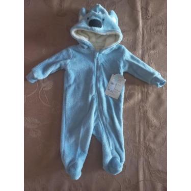 Imagem de Pijama BB plush fantasia com ziper- azul, goiaba e rosa - CAMESA, Goia