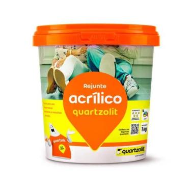 Imagem de Rejunte Acrílico Cinza Platina 1 Kg Quartzolit