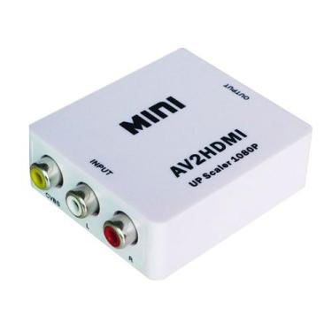Imagem de Conversor de AV RCA Audio Video p/ HDMI Full HD 1080p AV2HDMI - OEM