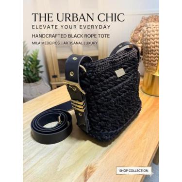 Imagem de Bolsa Frankfurt Mila Medeiros, Preto