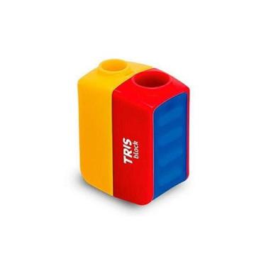 Imagem de Apontador com depósito block - Tris, Amarelo