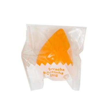 Imagem de BORRACHA COXINHA TRIS - Borracha em formato de coxinha, Marrom