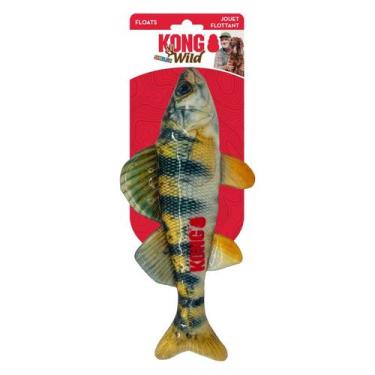 Imagem de Brinquedo Aquático Kong Wild Shieldz Peixe Poleiro para Cães Médio