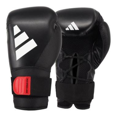 Imagem de Luva de Boxe adidas Hybrid 250 NL Fixação Dupla -, Preto, 16 oz