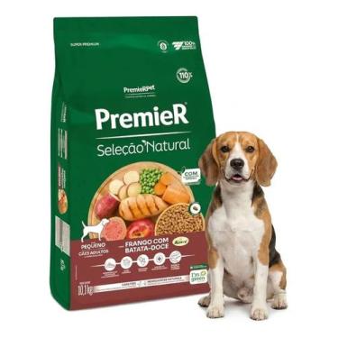 Imagem de Ração Seleção Natural Para Cães Adultos Raças Pequenas 10,1KG - PREMIE