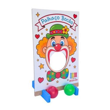 Imagem de Brinquedo Acerte o Alvo Boca do Palhaço Festa Junina - Brincadeira
