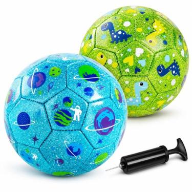 Imagem de Bola de Futebol Paokoo Tamanho 2 Macia para Crianças, Kit com 2 Unidad
