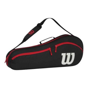 Imagem de Raqueteira Wilson Advantage 25 Preto e Vermelho