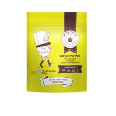 Imagem de Kit 3X: Granola Crispy Lemon Pepper Sachê Miss Croc 140g