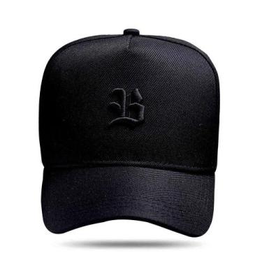 Imagem de Boné Blck Brasil Snapback Basic Logo - PRETO, Preto, UNICO