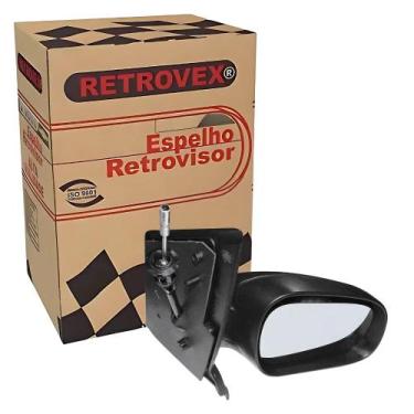Imagem de Retrovisor Esquerdo Motorista Sem Controle Gol G3 2 Portas - RETROVEX