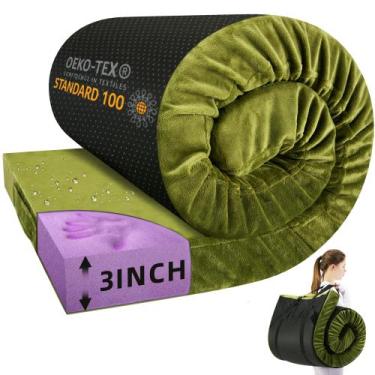 Imagem de Colchón de Camping BDEUS de Espuma Viscoelástica de 7.62 cm Impermeabl