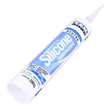 Imagem de Silicone Neutro Transparente 280g com Cura Neutra e Antifungo Tekbond