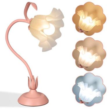 Imagem de Luminária de Mesa Loxphyn Flor LED 3 Cores Flexível