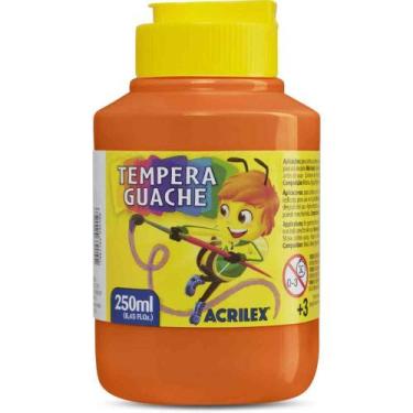 Imagem de Tinta Guache 250ML Laranja PCT.C/03 (7891153054513) - Acrilex