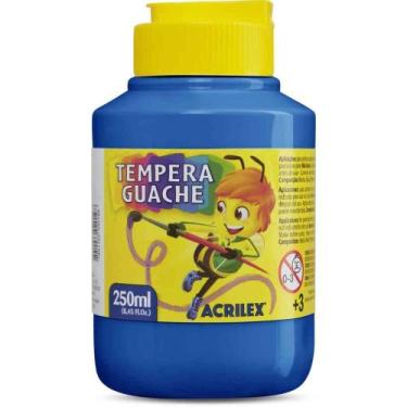 Imagem de Tinta Guache 250ML Azul Turquesa PCT.C/03 - Acrilex