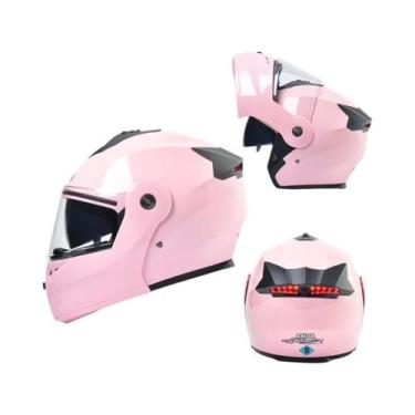 Imagem de Capacete De Moto LED Com Luzes Traseiras Duplas Para Viagens Seguras, 