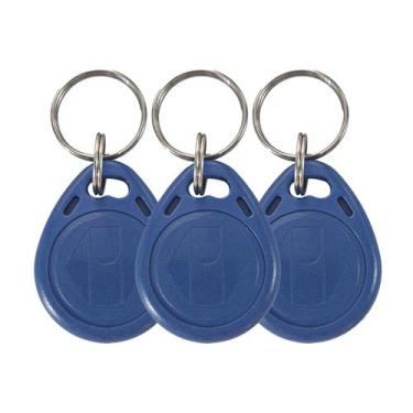 Imagem de Cartão RFID Tqsbeyah 125 kHz Gravável - Pacote com 20 Chaveiros Azul