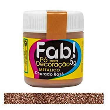 Imagem de Corante Tinta Pó Comestível P/Bolo Dourado Rose