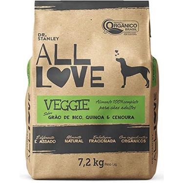 Imagem de All Love - Ração Veggie | Grão de Bico, Quinoa & Cenoura 7,2 kg