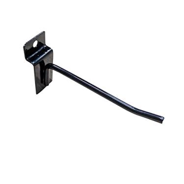 Imagem de Gancho P/ Painel Canaletado 4,76mm 10cm C/ 25 Un. Preto