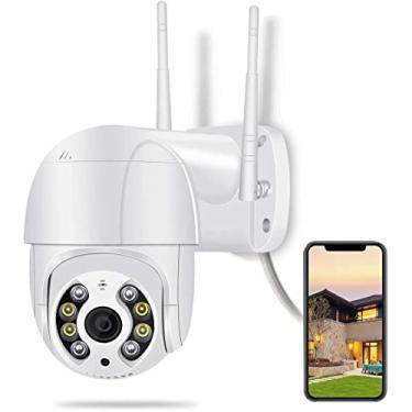 Imagem de Wifi Hd 1080p Câmera de Segurança, Câmera Ip Icsee Prova D'água Infravermelho Externa