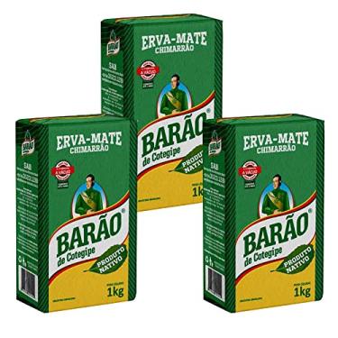 Imagem de Kit 3 un Erva Mate para Chimarrão Barão Nativa à Vácuo 1 Kg