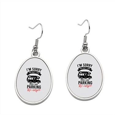 Imagem de Brinco I "m Sorry for what I said when I was Parking the Camper - Brincos pendentes para meninas - Presente de festa de aniversário dos namorados