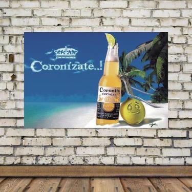 Imagem de Placa Decorativa Coronita Cerveza - Papel De Parede Digital