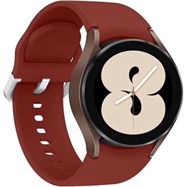 Imagem de Pulseira Sport Silicone Compatível Com Galaxy Watch 4 - (C7COMPANY) (Vinho)